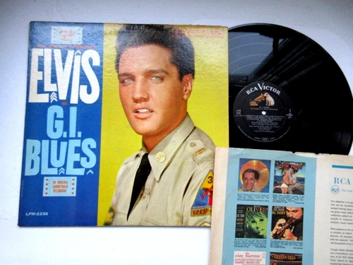 ELVIS PRESLEY - GI Blues - 1st Press 1960 RCA MONO  EX Vinyl LP ULTRASONIC CLEAN