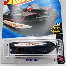 Hot Wheels 2026, 1966 Bat Boat, BATMAN Series 3/5 Black, NIP