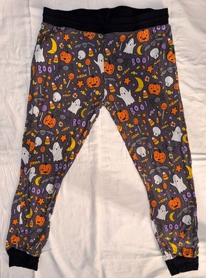 Little Sleepies Women XL Halloween Pajama Pants Ghost Pumpkin Boo Bamboo