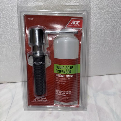 #ad #ad Crome Finish Mounted Liquid Soap Dispenser $9.99