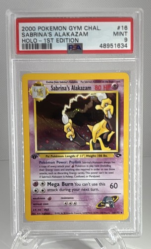 Sabrina's Alakazam (1st Edition) graded PSA 9 for sale on eBay