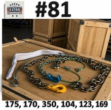 Set81 Combo Deal Of Auto Body Frame Machine Pulling Chain 11 Feet Long