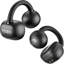 TOZO Openearring True Open Ear Headphones, Lightweight Comfort Open Ear Clip Wir