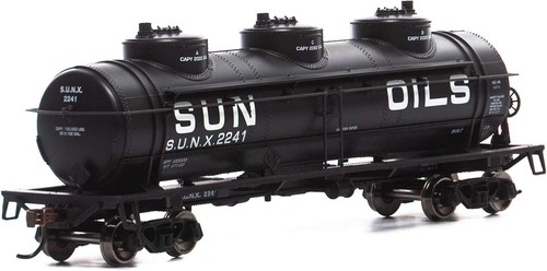 Tanque de 3 cúpulas Athearn HO, SUNX #2241, RND1720 797534017207 | Condition: New