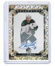 2024-25 SP Authentic Nick Schmaltz Auto Pageantry SP Insert #P-42 Utah Mammoth