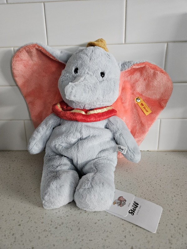 Disney Parks Steiff Originals Dumbo the Elephant 12 Inch Plush NEW 2026