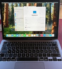 Apple MacBook Air 2020 Silber, Intel Core i5 1,1 GHz, 16GB RAM, 256GB + 1 TB