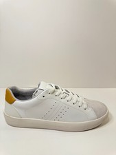 01707 Geox U Affile A Sneakers Mens White Leather/Grey-US 9