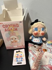 Pop MART Crybaby Crying Again Series She's Alice Vinyl Face Plush Blind Box