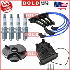 For ACURA INTEGRA B18C1 NGK BLUE TUNE-UP KIT CAP ROTOR SPARK PLUGS WIRE SET
