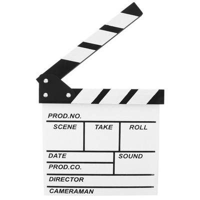  Holzschiefer-Klappbrett für Regisseure, Film, Schnitt, Actionszene,