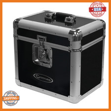 Odyssey KROM Black Utility Case for 70 12" Vinyl Records LPs