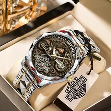 Harley Davidson Alloy Luxury Quartz Watch - TANTN15869 Gift Box Included