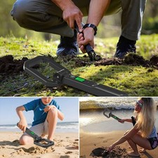 Foldable Metal Detector Finder with Compass Metal Detect Tool Search Handheld