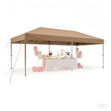 Pop Up Canopy Tent, 10x10ft Instant Portable Shelter Heavy Duty Tent with Roller