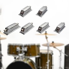 6x Snare Drum Lugs Double End Mounted Mounting Hardware Easy to Install Musical
