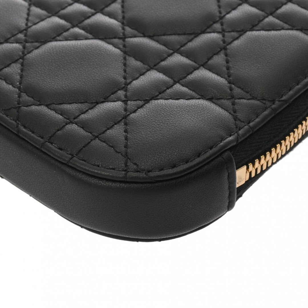 Used Dior S08720NMJ M900 Ladies Shoulder Bag Black Lambskin from JAPAN image 6