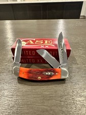 Case XX Ole Red Bone Barnboard Sowbelly 3-Blade Pocket Knife TB6339 SS 12212