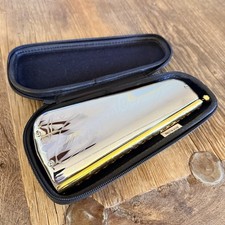 Suzuki SCT-128 Tremolo Chromatic Professional Harmonica W/Case