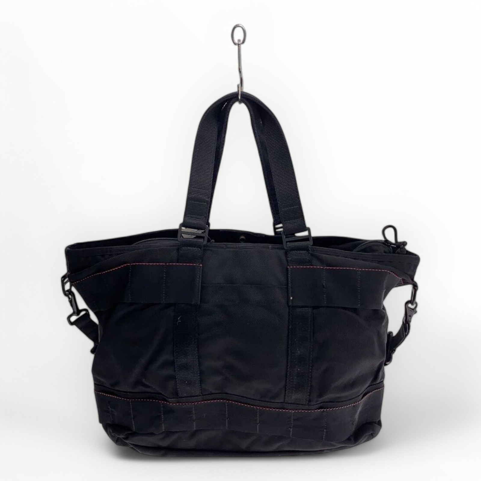 BRIEFING Tote Bag Nylon Black Authentic Men D:5.91” H:12.20 BRIEFING Tote Bag Nylon Black Authentic Men D:5.91” H:12.20
