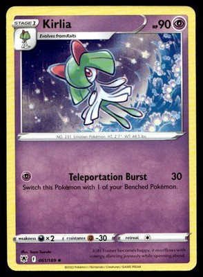 Kirlia SWSH10: Astral Radiance 061/189 MP Pokemon TCG | Buy 3 Get 5 Free