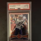 Topps 2012 Chrome Tom Brady #220 New England Patriots PSA 10 Base Football