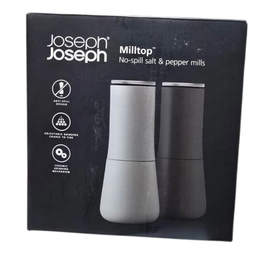 Joseph Joseph Milltop Salt & Pepper Mill Set , Green