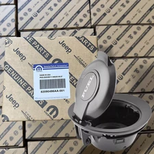 Mopar Black Vapor Edition Fuel Gas Filler Door Cap for Dodge Challenger 2008-19