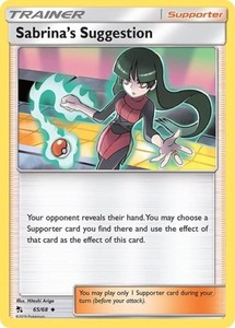 Sabrina's Suggestion 65/68 Hidden Fates Uncommon