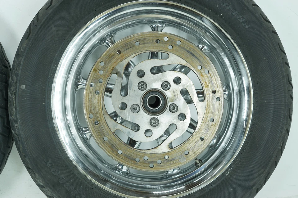 Llanta delantera y trasera Harley Touring CVO 07 Electra Screamin Eagle OEM 16" Foto 4 de 4