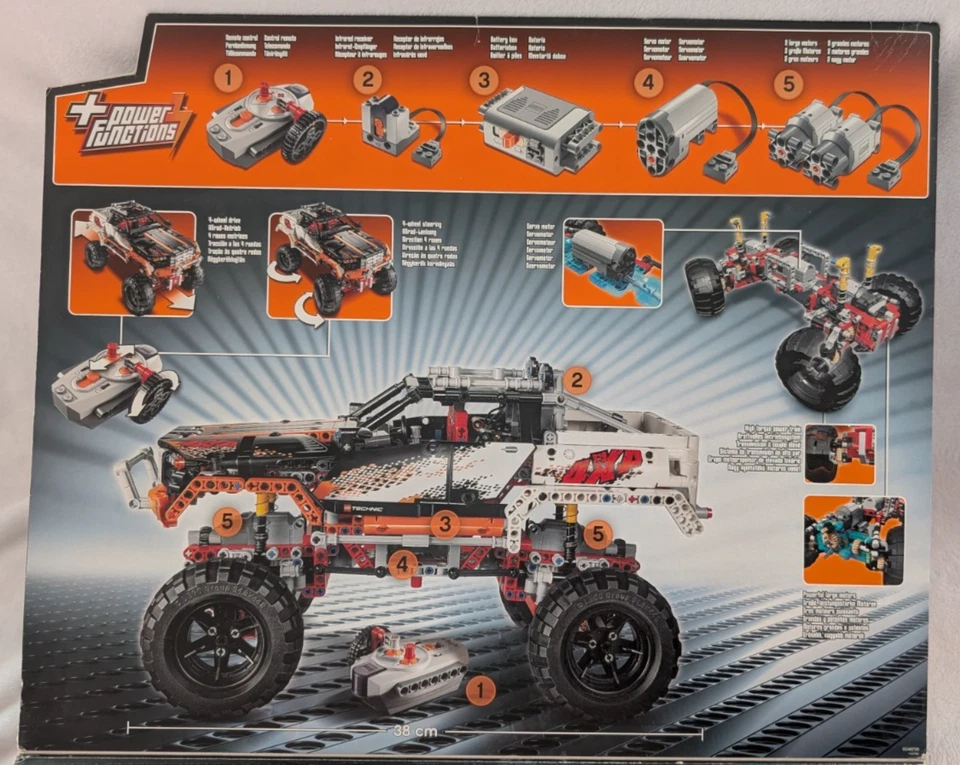 LEGO Technic 9398 4x4 Crawler Remote Controlled - With Power Function & Lights - Image 3 of 4