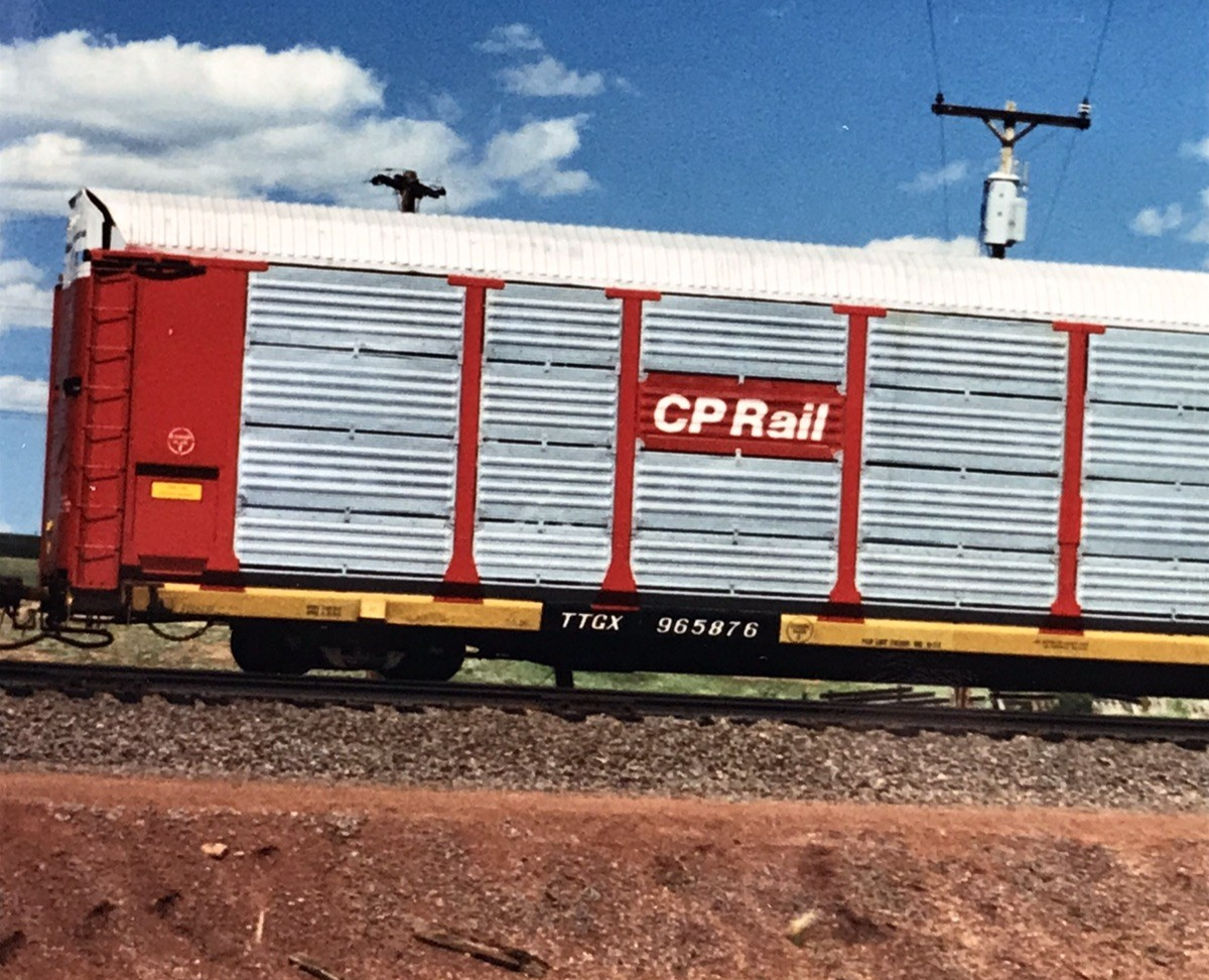Canadian Pacific Railway CP TTGX #965876 Auto Carrier Railcar