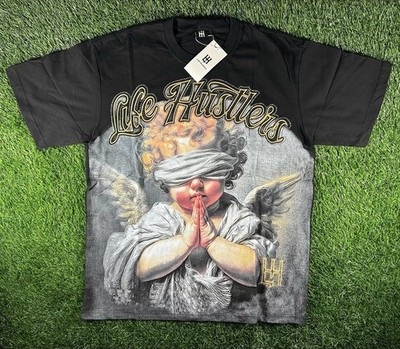 Life Hustler Black T Short Sleeve Shirt Size L