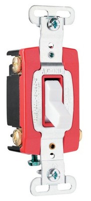 Pass & Seymour PS20AC4-W 20A 120/277VAC White Switch