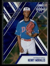 2017 Panini Elite Extra Edition #171 Henry Morales Aspirations Blue #/75