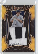 2021 Panini Select Rookie Jumbo Swatches Gold Prizm 8/10 Casey Mize #RJS-CM 04ac
