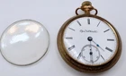 Antique Elgin National Watch Company Pocket Watch Works see Video & Needs 2B Fix