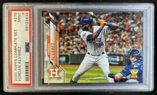 2020 Topps Yordan Alvarez Rookie Image Variation Bonus RC #276 Astros PSA 9