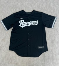 Sz XL Men - Nike Texas Rangers Corey Seager Authentic Baseball Jersey Black NEW