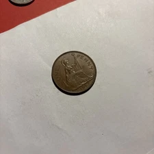 One 1 Penny Coin Rare 1967 HRH Elizabeth Royal Family Mint 