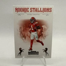 2024 Panini Contenders #7 Xavier Worthy Rookie Stallions