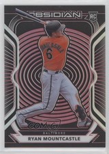 2021 Panini Chronicles Obsidian Electric Etch Red 2/25 Ryan Mountcastle #40 00em