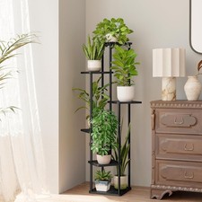 6 Tier Plant Stand Indoor Metal Flower Shelf Tall Corner Display