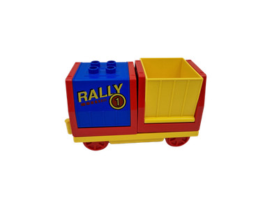 Lego  Duplo TRAIN Freight Wagon Container RALLY 1
