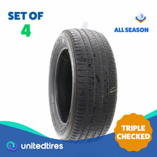 Set Of 4 Used 27555r20 Bridgestone Dueler Hl Alenza 113t - 6.5-7.532