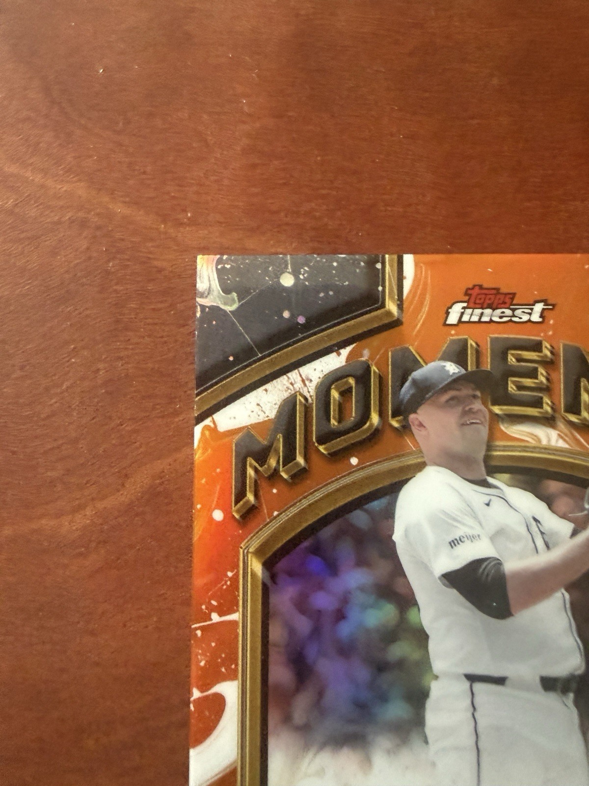 2026 Topps Finest Tarik Skubal Moments Orange Auto /25 Tigers view 3