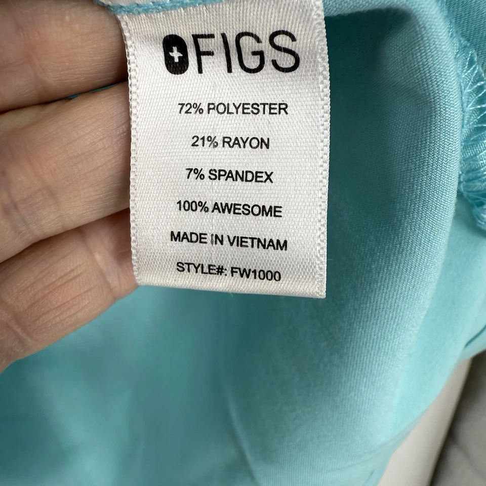 Figs Technical Collection, Set Of 4 V-Neck Scrub Tops XXS - Image 4 of 4