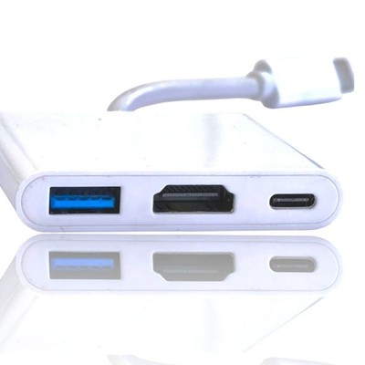 USB-C to HDMI Multiport AdapterType C to 4K HDMI Adapter with 100W PD & USB 3.0