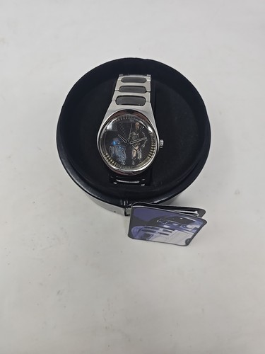 VINTAGE STAR WARS R2-D2 C3PO DROIDS FOSSIL WATCH LIMITED EDITION NUMBERED COA - Afbeelding 1 van 11