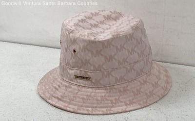 Michael Kors Pink MK Logo Bucket Hat Michael Kors Pink Hats for Women for sale | eBay main image 3
